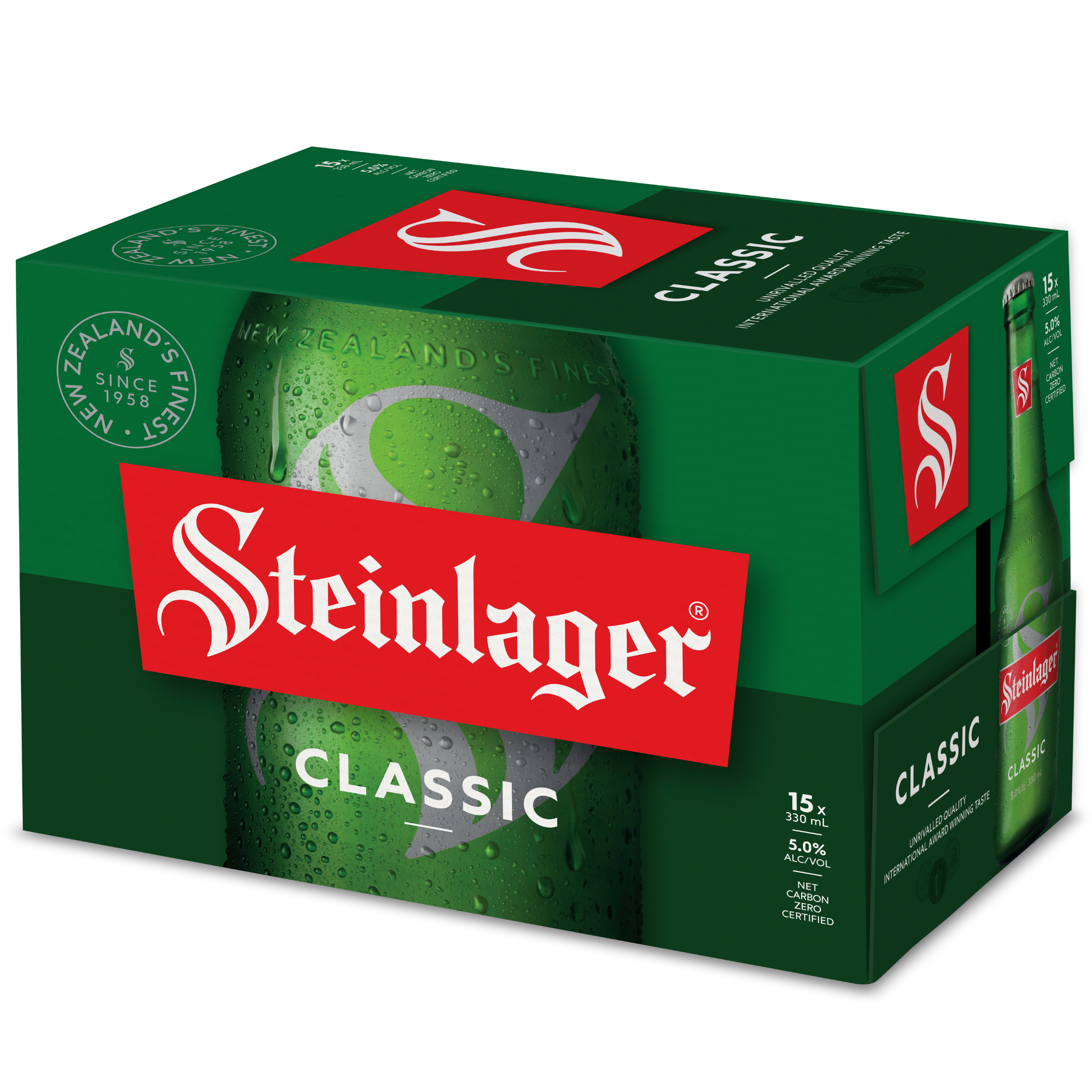 Steinlager Classic 15 Pack Bottles 330ml