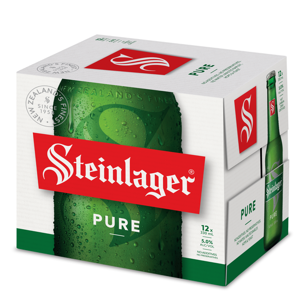 Steinlager Pure 12 Pack Bottles 330ml