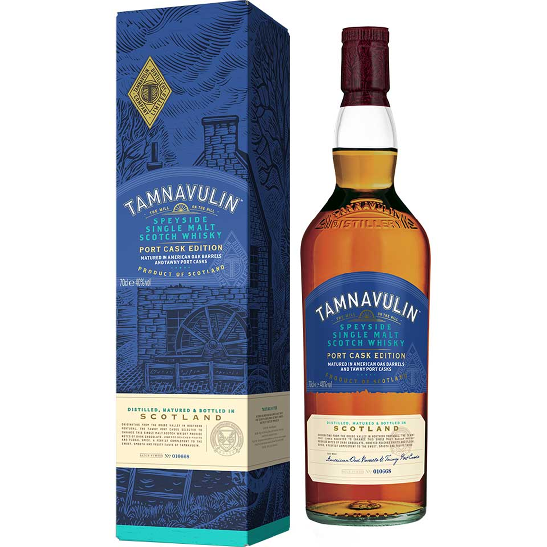 Tamnavulin Port Cask Single Malt Whisky 700ml