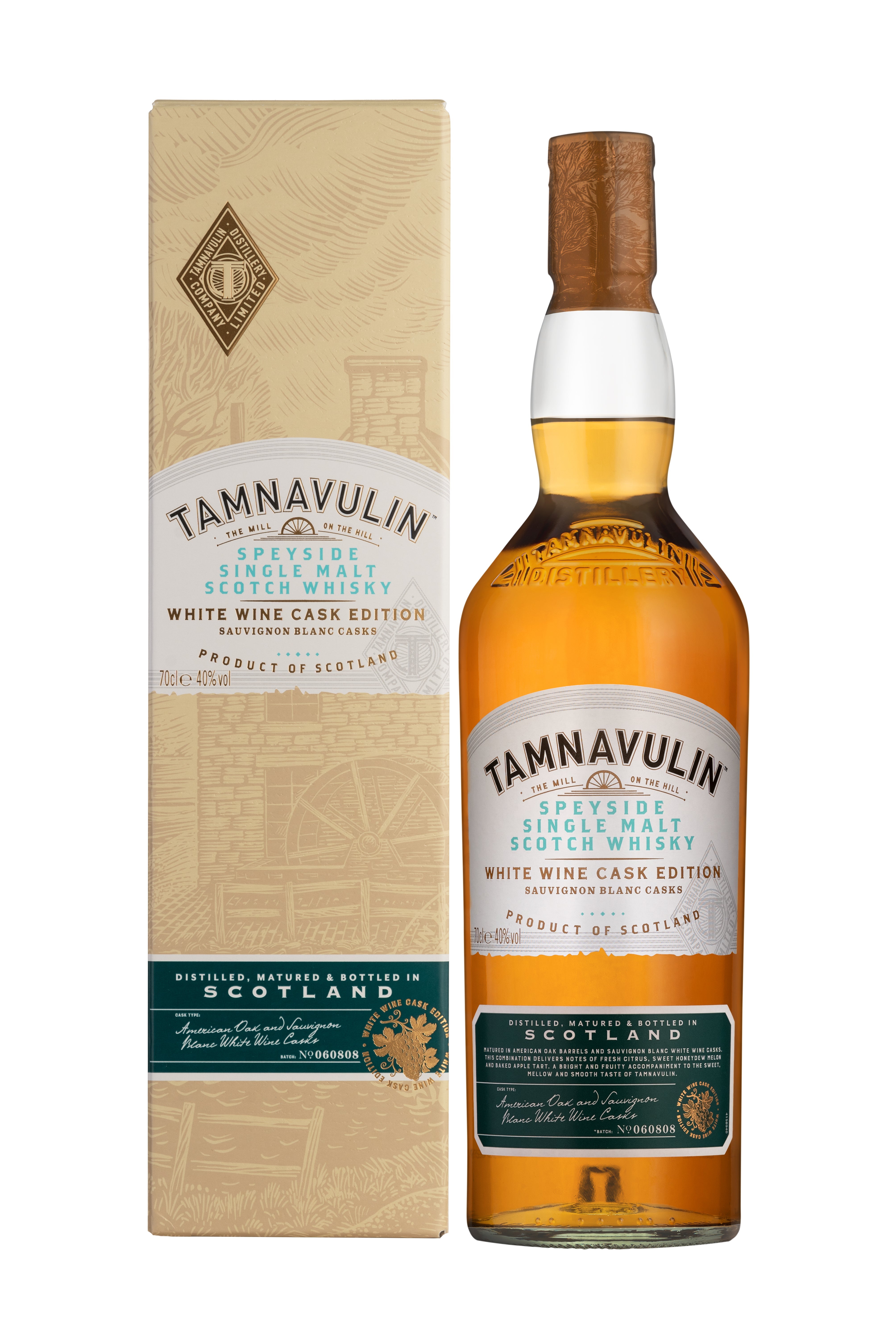 Tamnavulin White Wine Cask Single Malt Whisky 700ml
