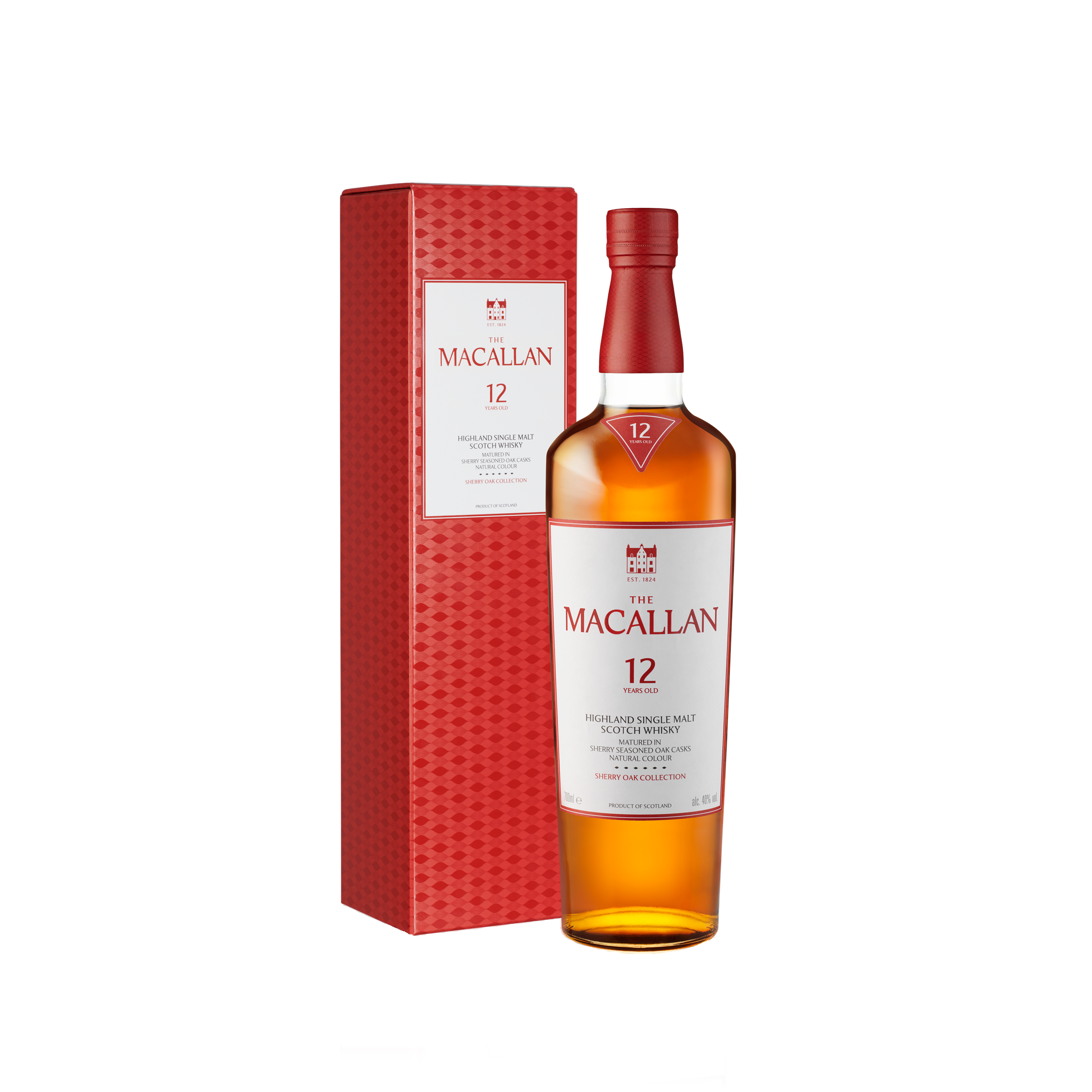 The Macallan 12YO Sherry Cask Single Malt Whisky 700ml