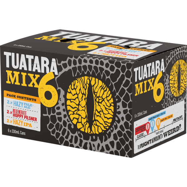 Tuatara Mix 6 Pack Cans 330ml