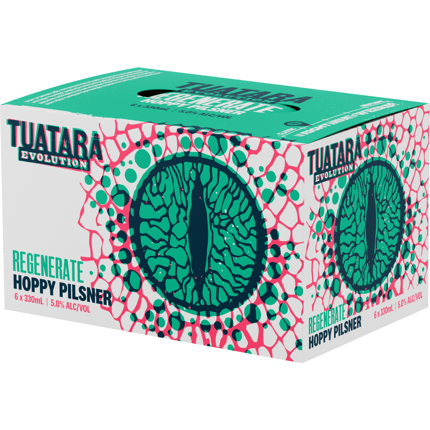 Tuatara Regenerate Hoppy Pilsner 6 Pack Cans 330ml