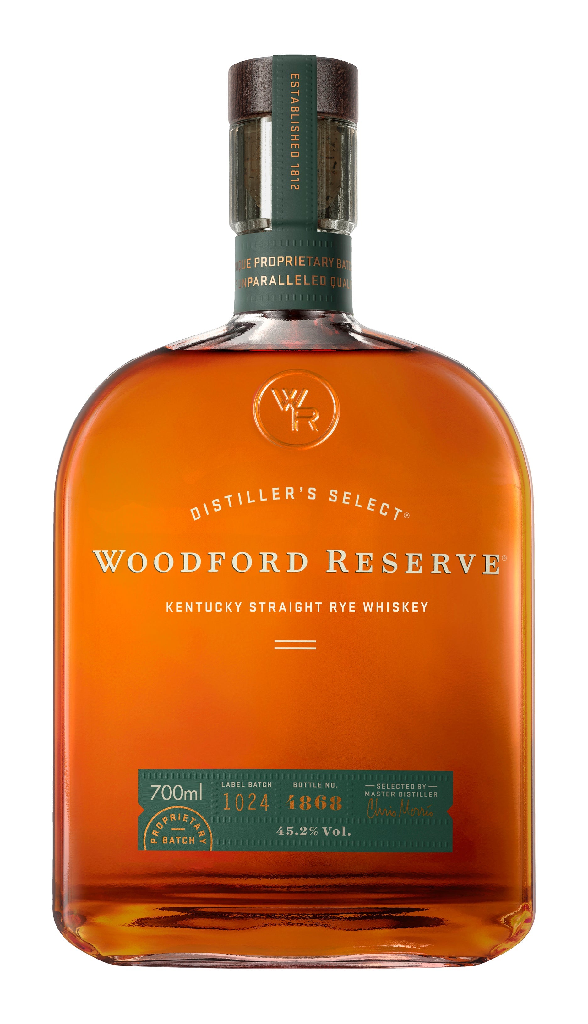 Woodford Reserve Rye Whiskey 700ml