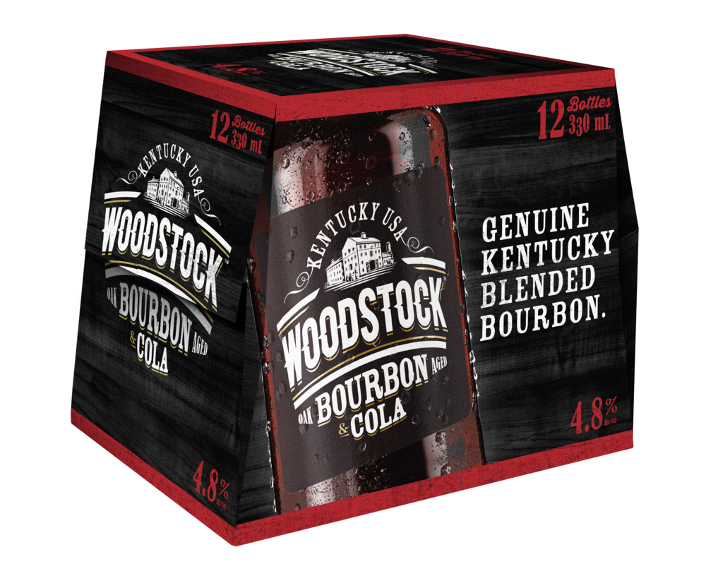 Woodstock & Cola 4.8% 12 Pack Bottles 330ml