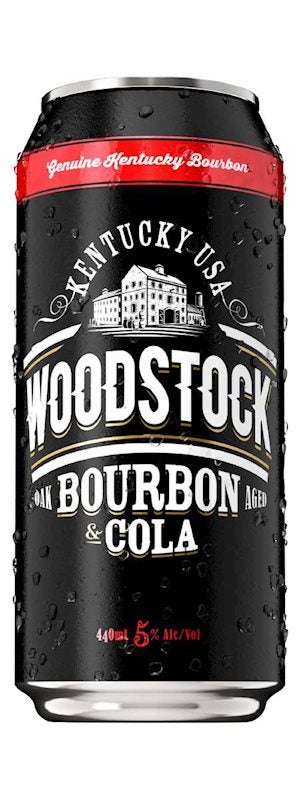 Woodstock & Cola 4.8% 4 Pack Cans 440ml