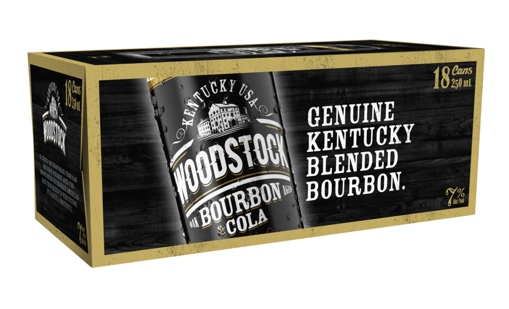 Woodstock & Cola 7% 18 Pack Cans 250ml