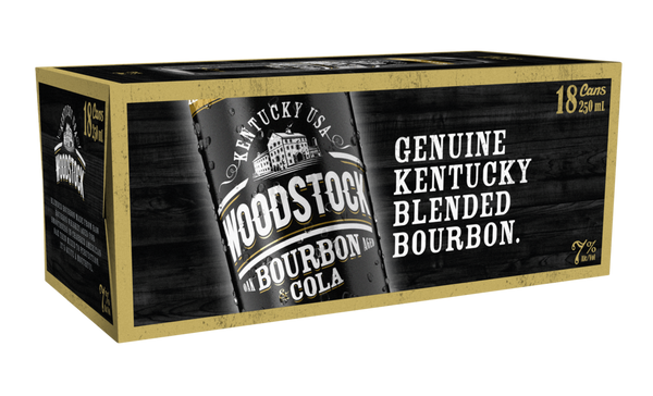 Woodstock & Cola 7% 18 Pack Cans 250ml